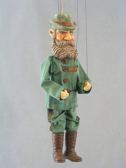 Chasseur , marionnette poup�e   
