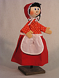 Chaperon Rouge , marionnette poupée