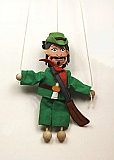 Chasseur , marionnette poup�e  