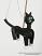 Chat-noir-marionnette-en-bois-vr012a|marionnettes-poupees.com|La-Galerie-des-Marionnettes-Tchèques