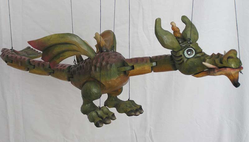Dragon Eliott Marionnette Ventriloque-Boutique de Marionnettes en