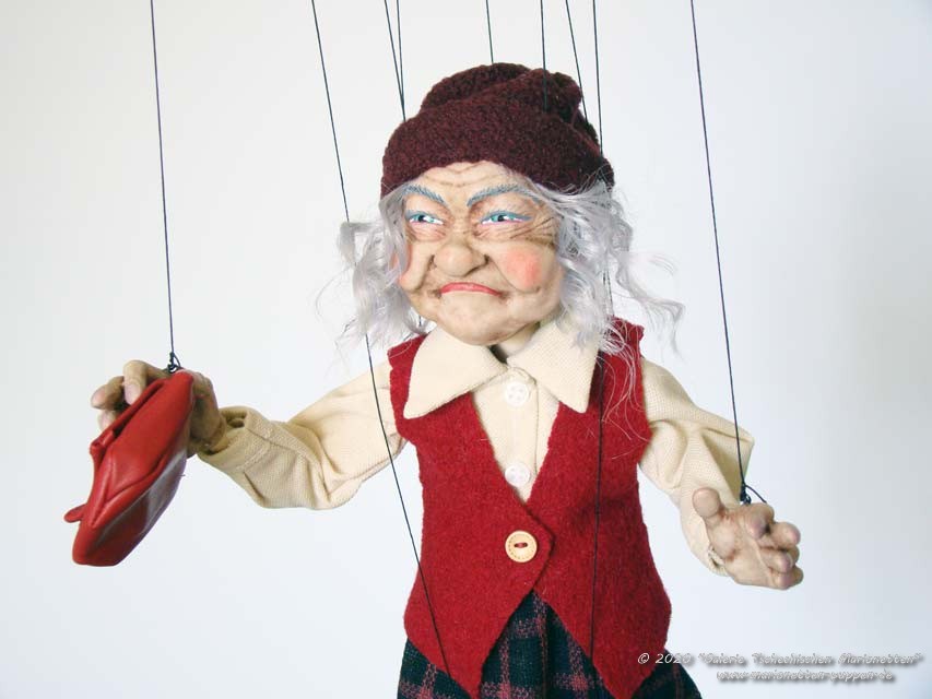 Marionnettes bouche déplacer peluche marionnette grand-mère maman fille  garçon grand-père papa famille doigt gant éducation lit histoire apprendre