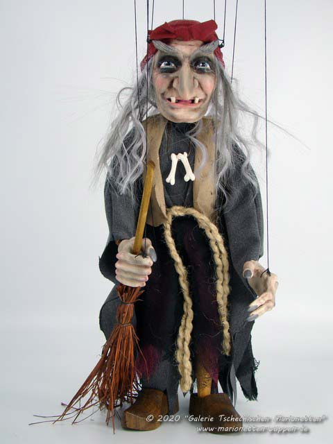 Sorcière Marionnette en Bois vente, VK011