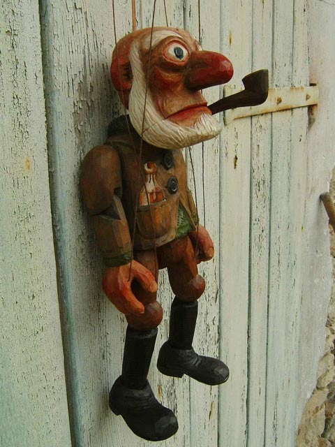 Fille de la neige Marionnette en Bois vente, MA140