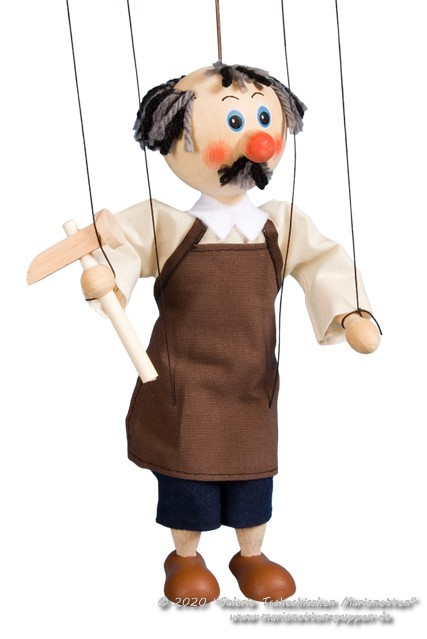 Marionnette à main papa 30,5 cm John, pêche papa/enseignant, famille de  marionnettes à main professionnelle Demi-corps Bouche de travail pour les  enfants et les enseignants. -  France