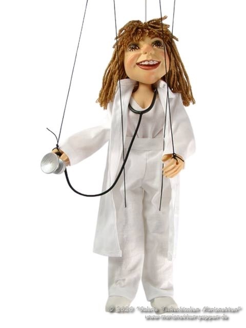 Docteur Femme médecin marionnette