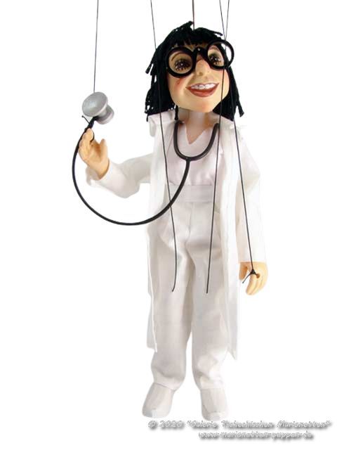 Docteur Femme médecin marionnette