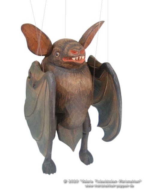 Chauve-souris marionnette poupée  