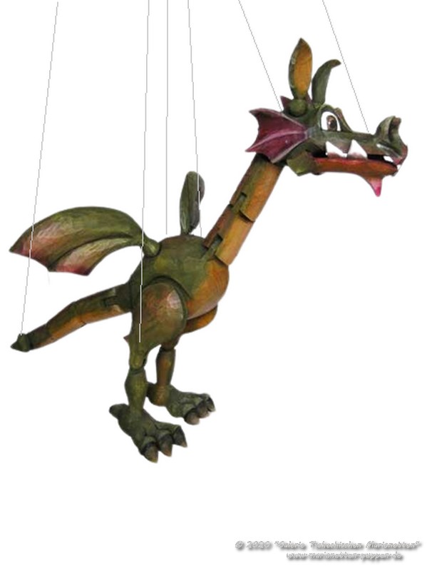 Dragon marionnette poupée      