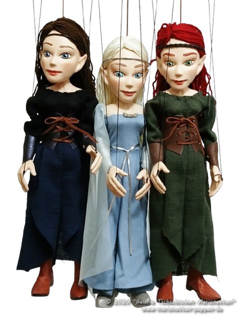 Amis Elfes marionnettes