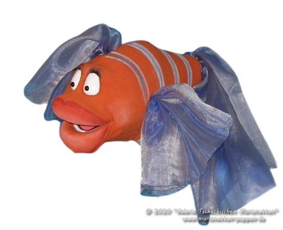 Poisson marionnette de ventriloque