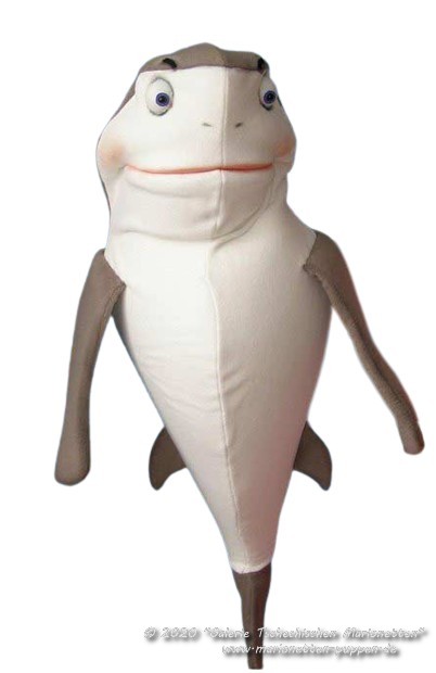 Requin marionnette de ventriloque