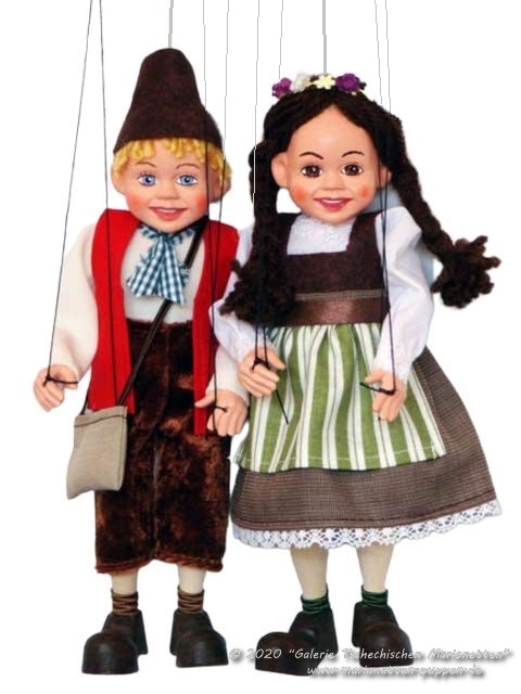 Hansel et Gretel marionnettes