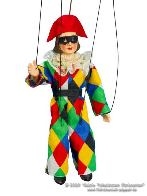 Arlequin marionnette    