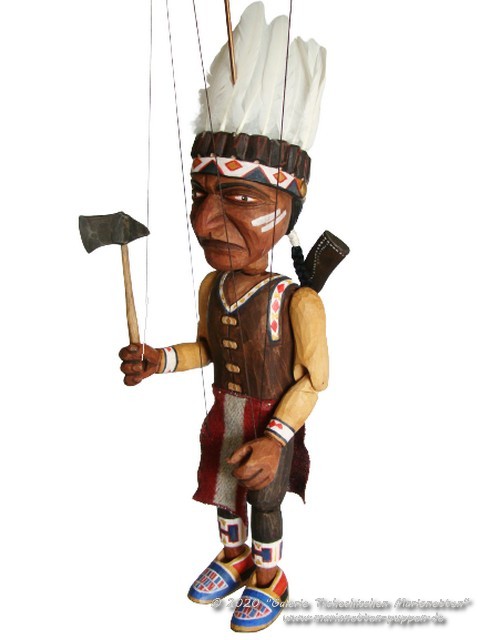 Chef des indiens marionnette