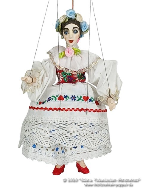 Marionnette Costume folklorique Eva