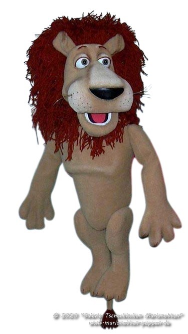 Lion marionnette de ventriloque               