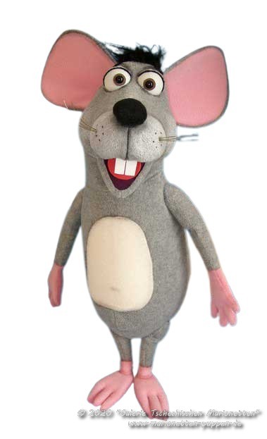 Souris marionnette de ventriloque   