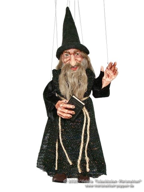 Magicien Merlin marionnette