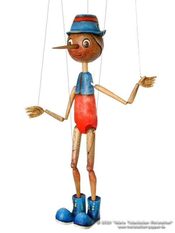Pinocchio marionnette en bois