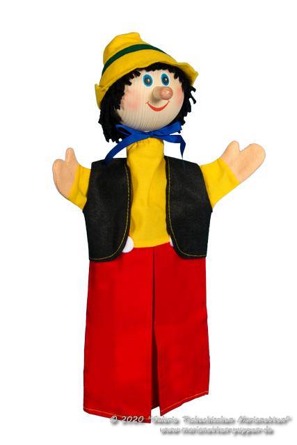 Pinocchio marionnette de mains