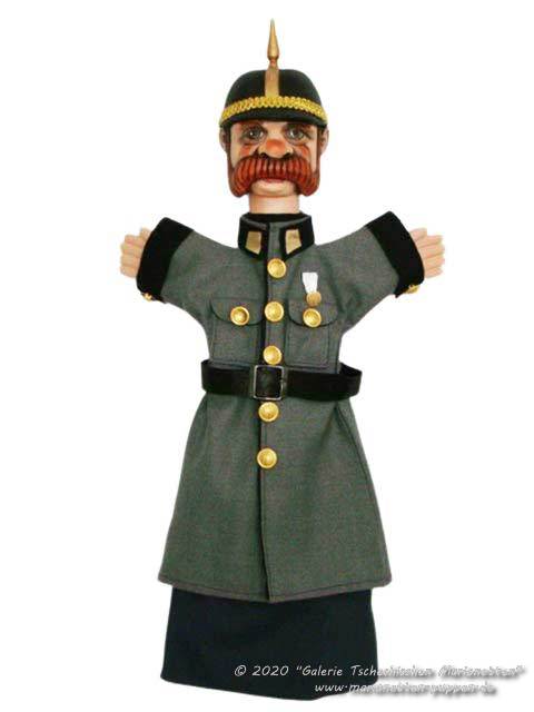 Gendarme marionnette de mains 