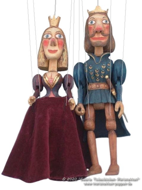 Prince et princesse marionnettes