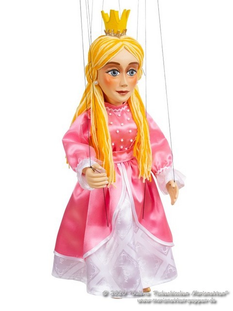 Princesse marionnette en bois