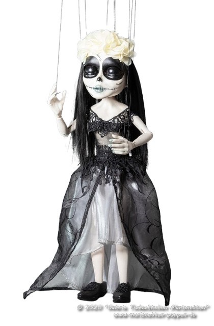 La Santa Muerte blanche marionnette