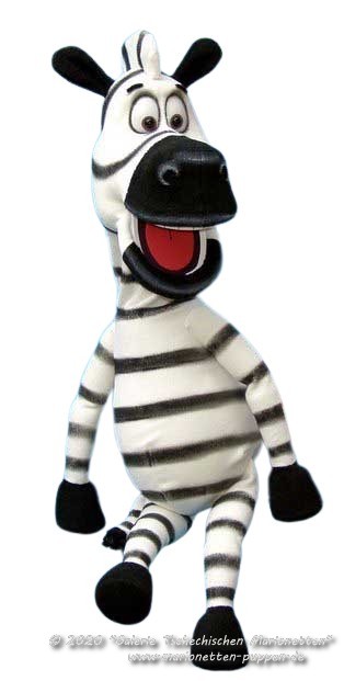 Zebre marionnette de ventriloque      