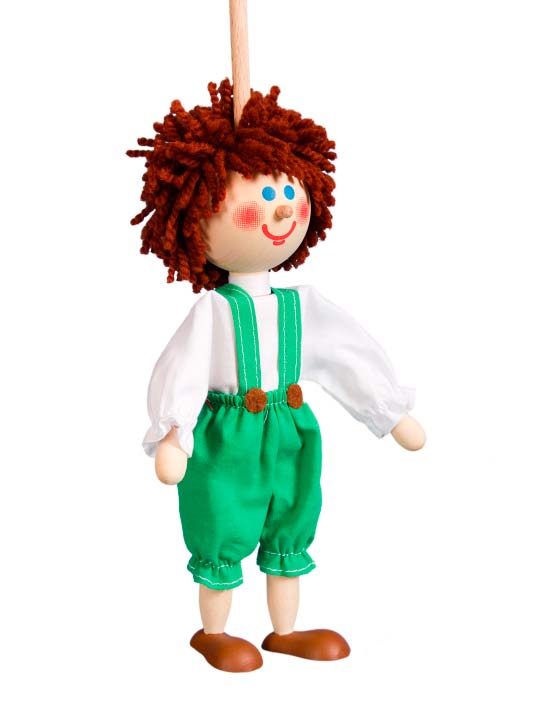 Hansel marionnette en bois  