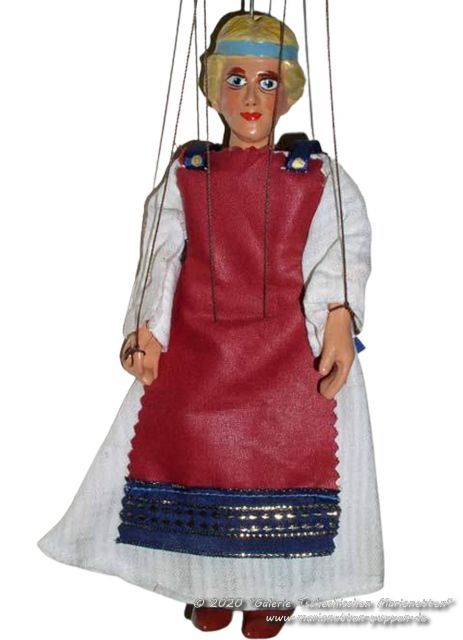 Viking femme marionnette 