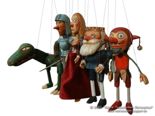 Collection 5 marionnettes poupées    