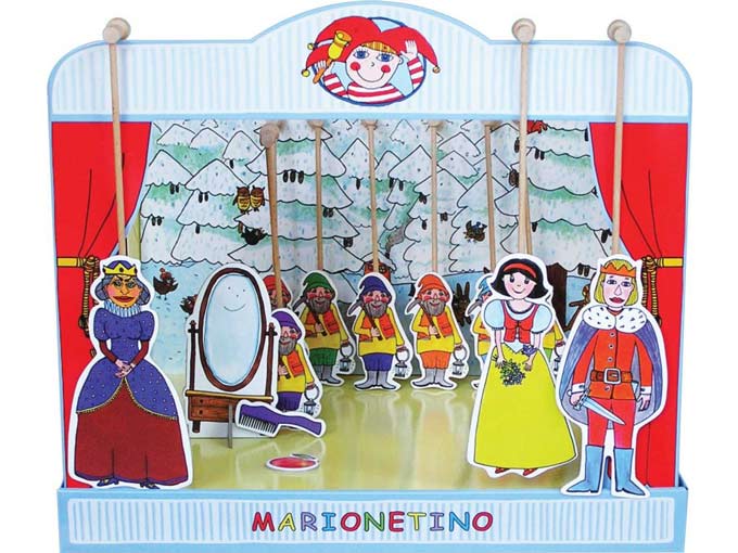 Théâtre de Marionnettes et 18 marionnettes