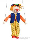 Clown marionnette en bois