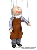 Geppetto marionnette en bois