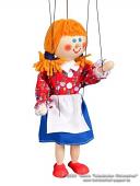 Gretel marionnette en bois