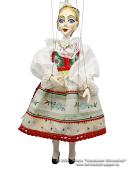 Marionnette en costume national Lanzhot