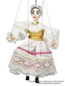 Marionnette Costume folklorique Eva