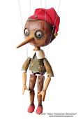Pinocchio nègre marionnette en bois