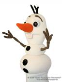 Bonhomme de neige Olaf marionnette de mains