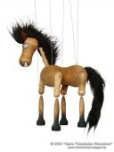 Cheval marionnette en bois