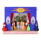 Théâtre de Marionnettes Soleil  et 12 marionnettes  